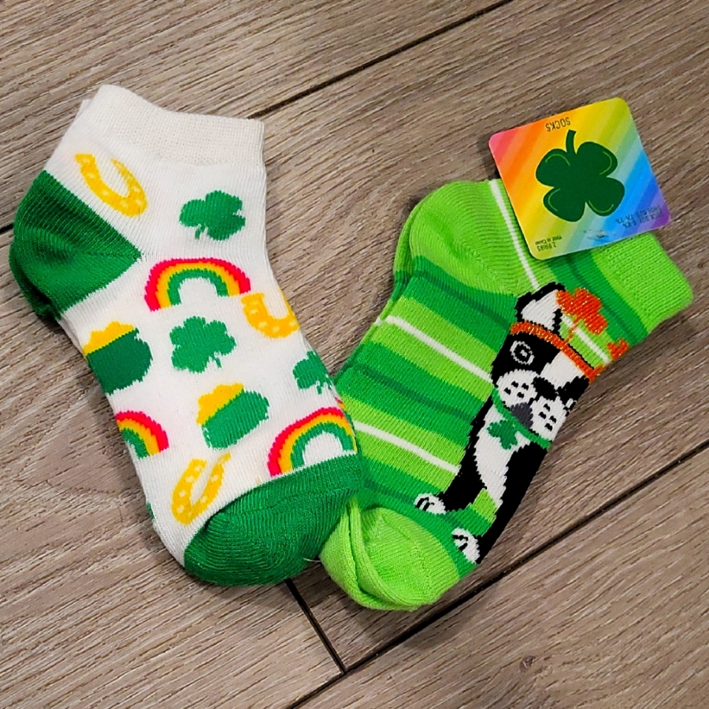 Colorful St. Patrick's Day Socks (Girls)